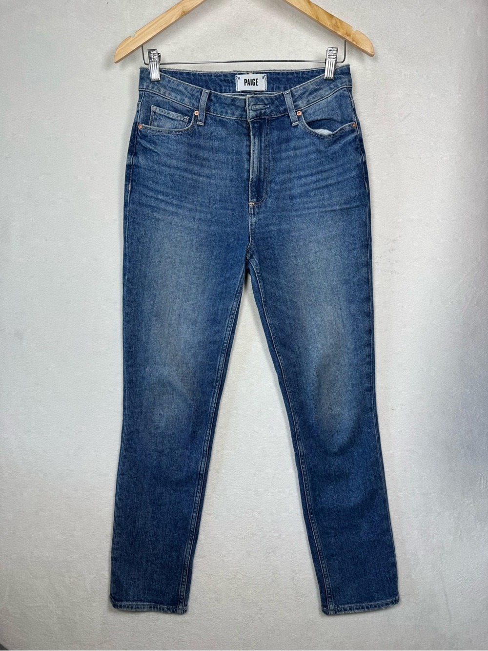 Paige Sarah Slim  Leg Jeans in Medium Blue Wash